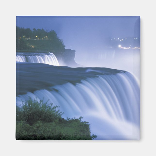 USA, New York, Niagara Falls. American Falls i Magnet (Framsidan)
