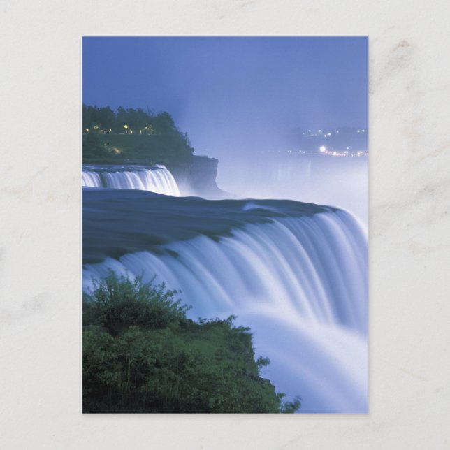 USA, New York, Niagara Falls. American Falls i Vykort (Framsida)