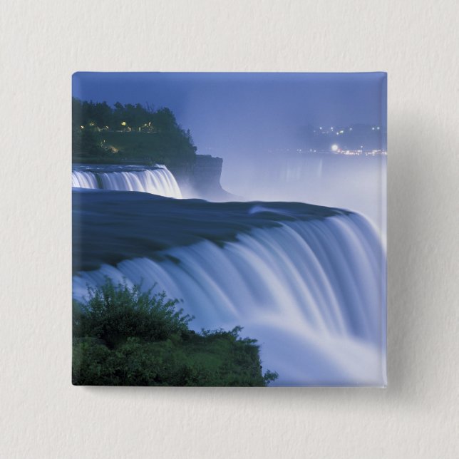 USA, New York, Niagara Falls. Amerikanska Falls Knapp (Framsida)