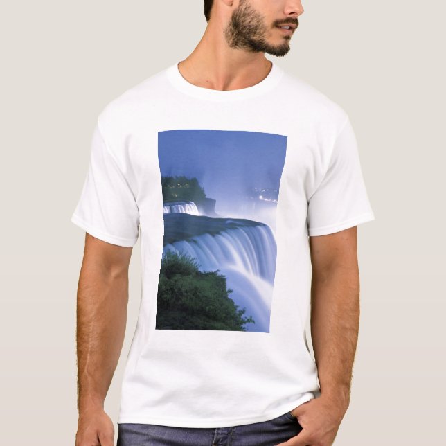 USA, New York, Niagara Falls. Amerikanska Falls T-shirt (Framsida)