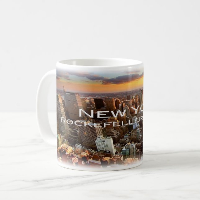 USA - New York - Rockefeller Center - Kaffemugg (Framsida vänster)
