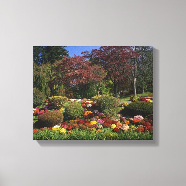 USA, New York, Saugerties, Seamon Park. Höst Canvastryck (Framsida)