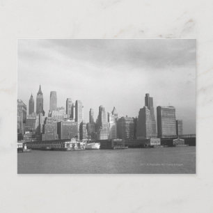 USA New York State New York City skyline Vykort