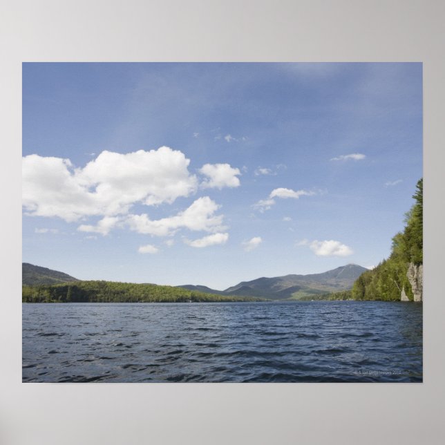 USA, New York-staten, Adirondack-bergen, Sjö 2 Poster (Framsidan)