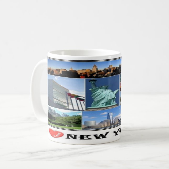 USA - New York - USA Kaffemugg (Framsida vänster)
