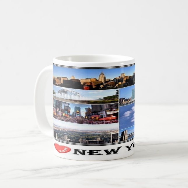 USA - New York - USA Kaffemugg (Framsida vänster)