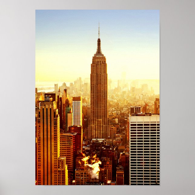 USA NYC EMPIRE STATE BYGGNAD POSTER (Framsidan)