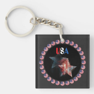 USA Nyckelring