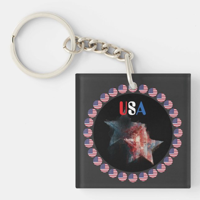 USA Nyckelring (Framsidan)