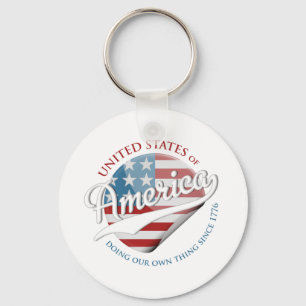 USA NYCKELRING