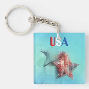 USA-nyckelring