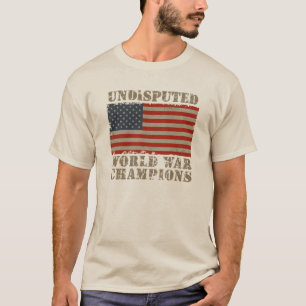 USA obestridda världskrigmästare T Shirt