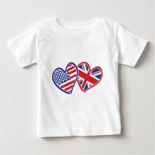 USA och Förenade kungariket I Hearts Shoes of Kä Tröja