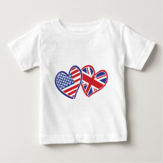 USA och Förenade kungariket I Hearts Shoes of Kärl T-shirt