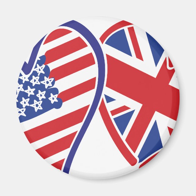 USA och Förenade kungariket I Hearts vid Kärlek Magnet (Framsidan)