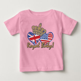 USA och Förenade kungarikets Royal Baby T Shirt