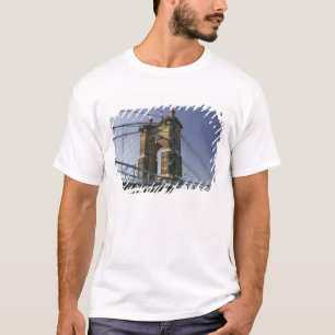 USA, Ohio, Cincinnati: Roebling Suspension 3 T-shirt