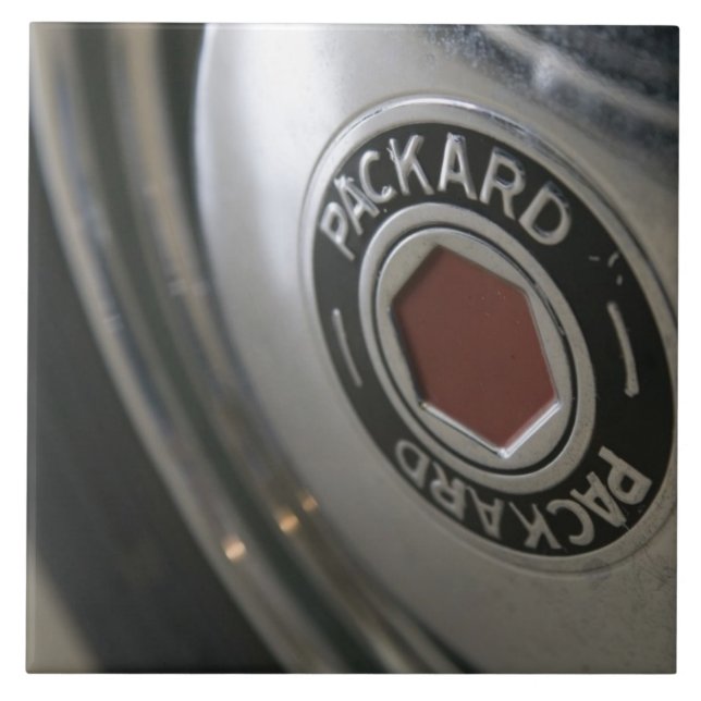 USA, Ohio, Dayton: America's Packard Museum Kakelplatta (Framsidan)