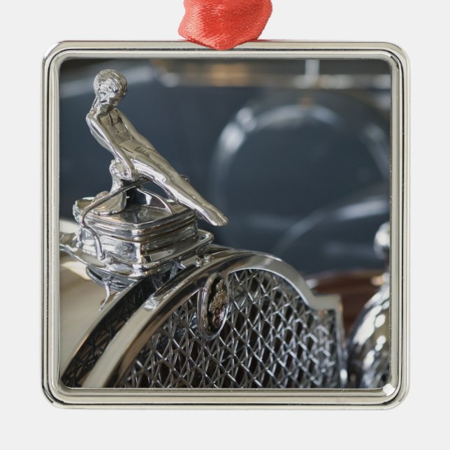 USA Ohio, Dayton: Amerika Packard museum Julgransprydnad Metall (Framsidan)