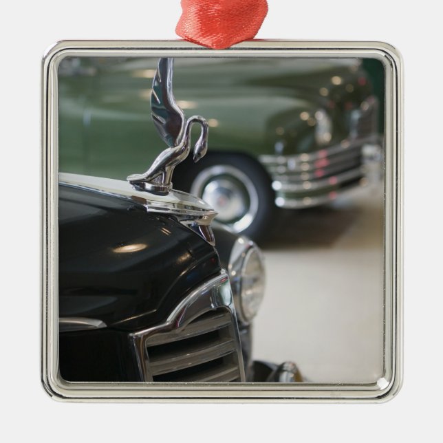 USA Ohio, Dayton: Amerika Packard museum Julgransprydnad Metall (Framsidan)