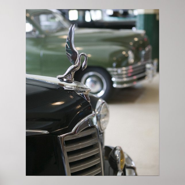 USA, Ohio, Dayton: Amerikanska Packard Museum Poster (Framsidan)