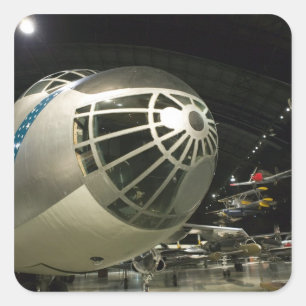 USA, Ohio, Dayton: US Air Force Museum och Fyrkantigt Klistermärke