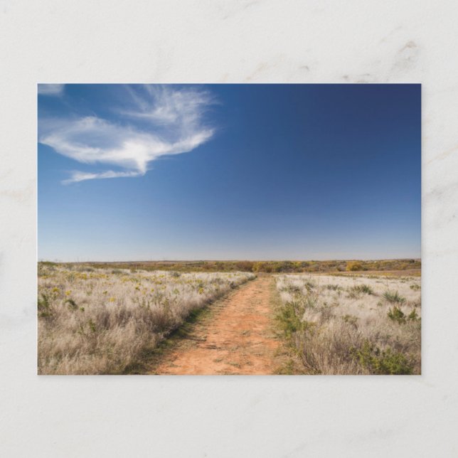 USA, Oklahoma, Black Kettle National Grasslands Vykort (Framsida)