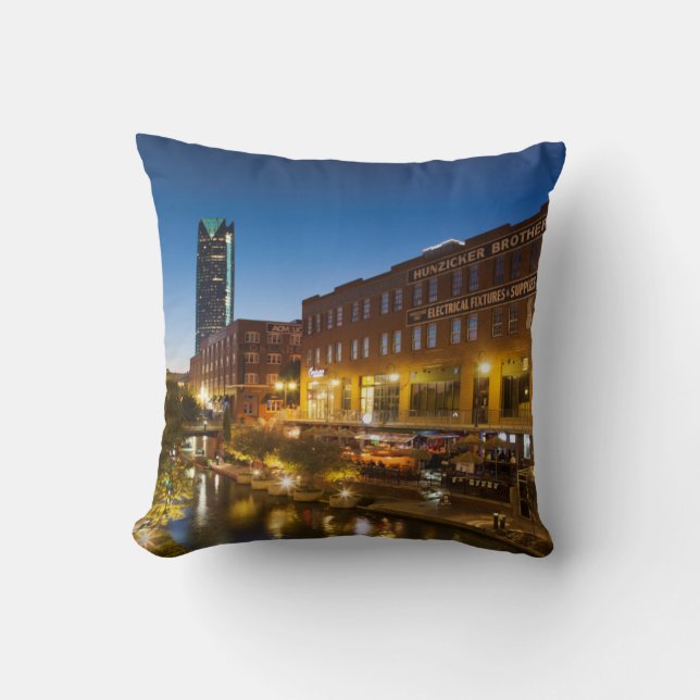 USA, Oklahoma, Oklahoma City, Bricktown Kudde (Framsida)