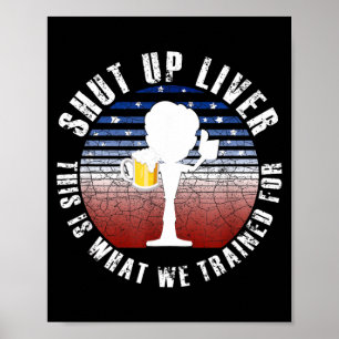 USA Ölbryggningsteam Rolig Dag Amerikansk Present Poster