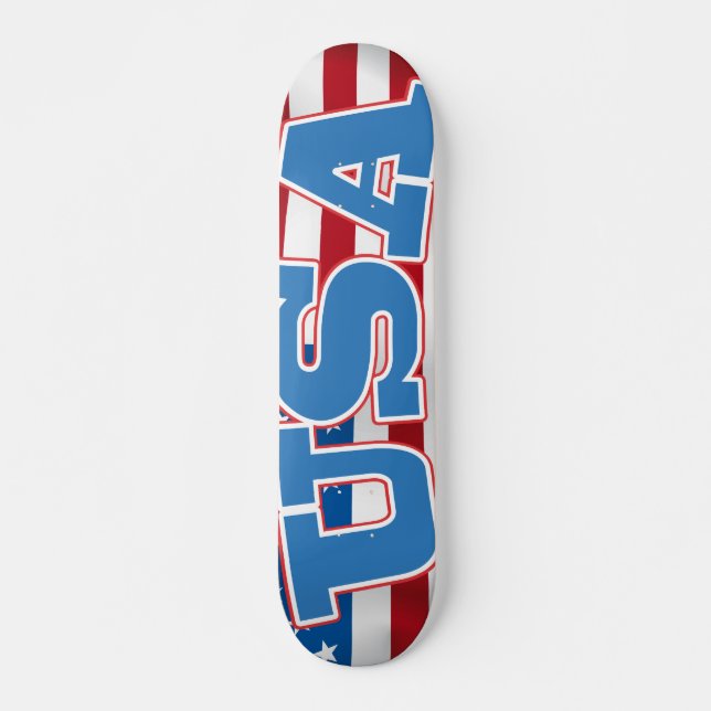 USA OLD SCHOOL SKATEBOARD BRÄDA 18 CM (Framsida)