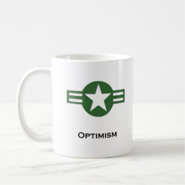 USA Optimism Grönt Kaffemugg