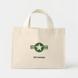 USA Optimism Grönt Mini Tygkasse