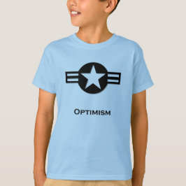 USA Optimism svart Tee Shirt