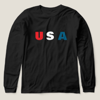 USA Ord With Färg T-shirt