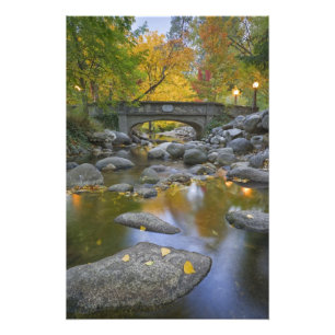 USA, Oregon, Ashland, Lithia Park. Höst Fototryck