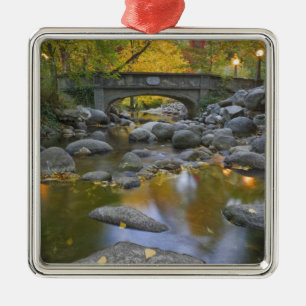 USA, Oregon, Ashland, Lithia Park. Höst Julgransprydnad Metall