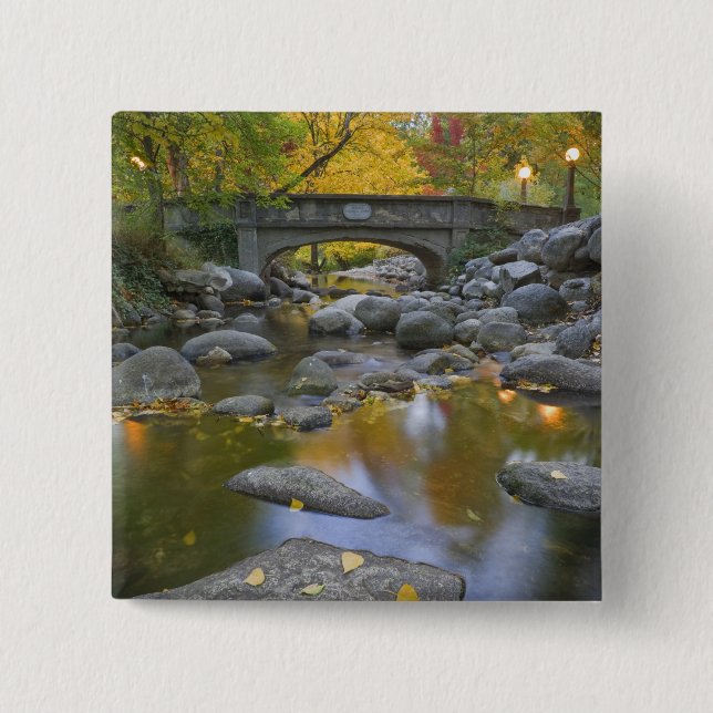 USA, Oregon, Ashland, Lithia Park. Höst Knapp (Framsida)