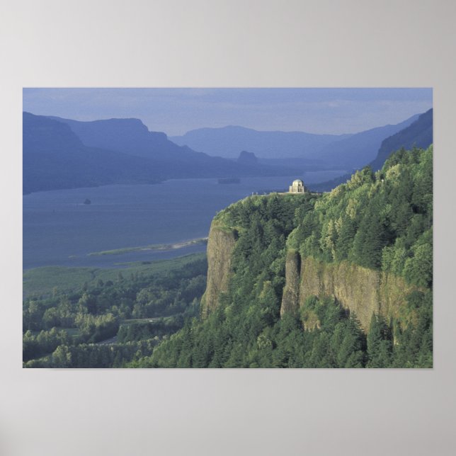 USA, Oregon, Columbia River Gorge NSA. Utsikt från Poster (Framsidan)