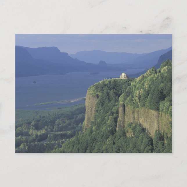 USA, Oregon, Columbia River Gorge NSA. Utsikt från Vykort (Framsida)
