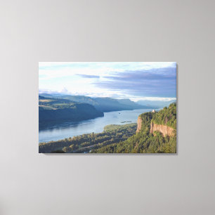 USA, Oregon, Columbia River Gorge, Vista House Canvastryck