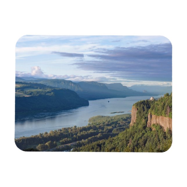 USA, Oregon, Columbia River Gorge, Vista House Magnet (Horisontell)