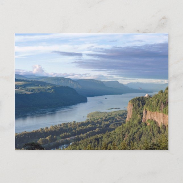 USA, Oregon, Columbia River Gorge, Vista House Vykort (Framsida)