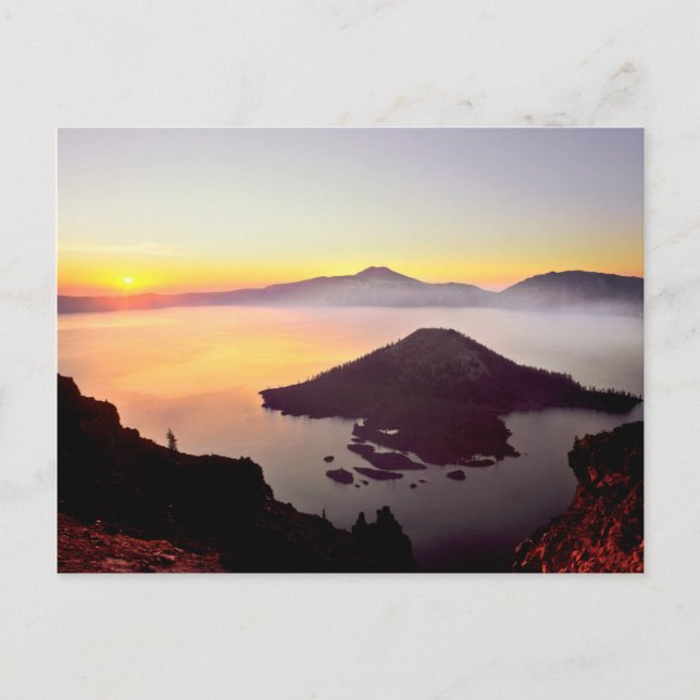 USA, Oregon, Crater Lake National Park 3 Vykort (Framsida)
