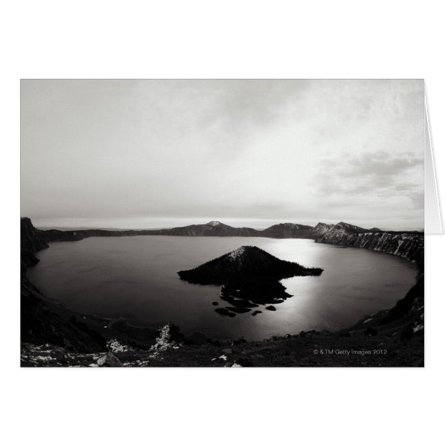 USA, Oregon, Crater Sjö, Guideön, Hälsningskort (Framsidan Horizontal)