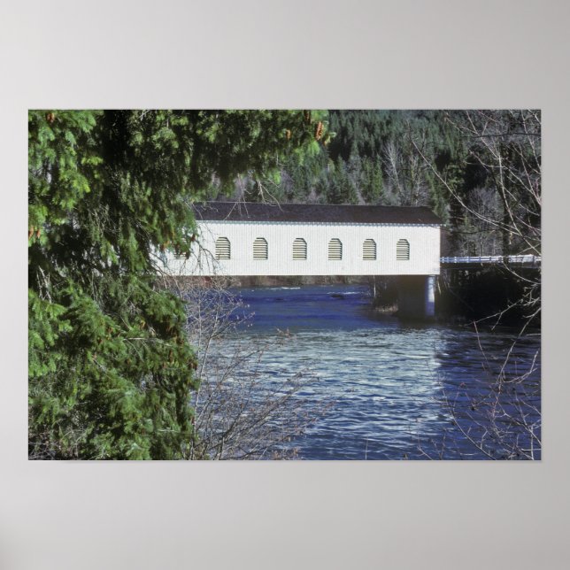 USA, Oregon. En plocka som passerar Poster (Framsidan)