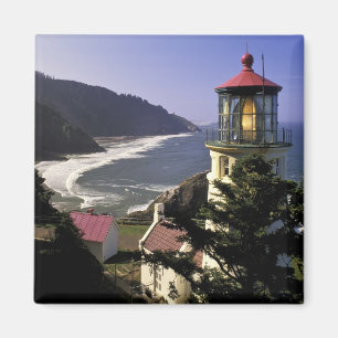 USA, Oregon, Florence. Heceta Head fyr Magnet