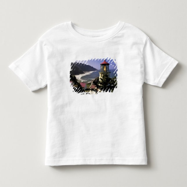 USA, Oregon, Florence. Heceta Head fyr Tee (Framsida)
