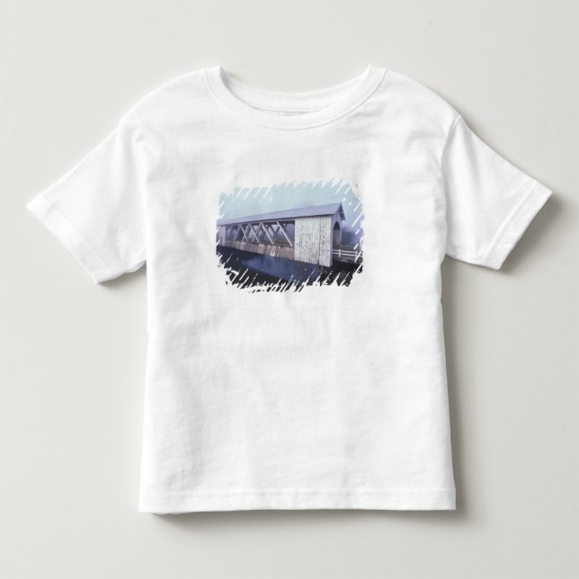 USA, Oregon. Gilkey täckt brospann Tee (Framsida)
