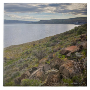 USA Oregon, Gilliam County, Columbia River Kakelplatta