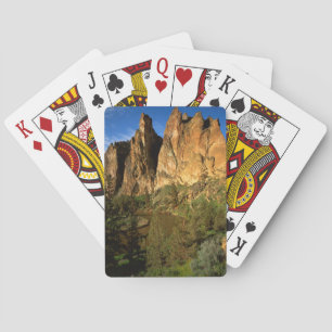 USA, Oregon, Granite Cliffs vid Smith Sten State Kortlek